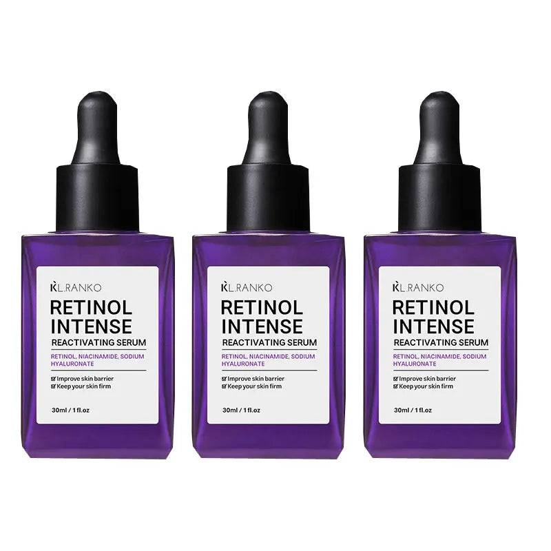 Retinol Anti-Wrinkle Facial Serum with Hyaluronic Acid – Tightening & Fine Line Reduction