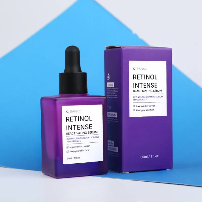 Retinol Anti-Wrinkle Facial Serum with Hyaluronic Acid – Tightening & Fine Line Reduction