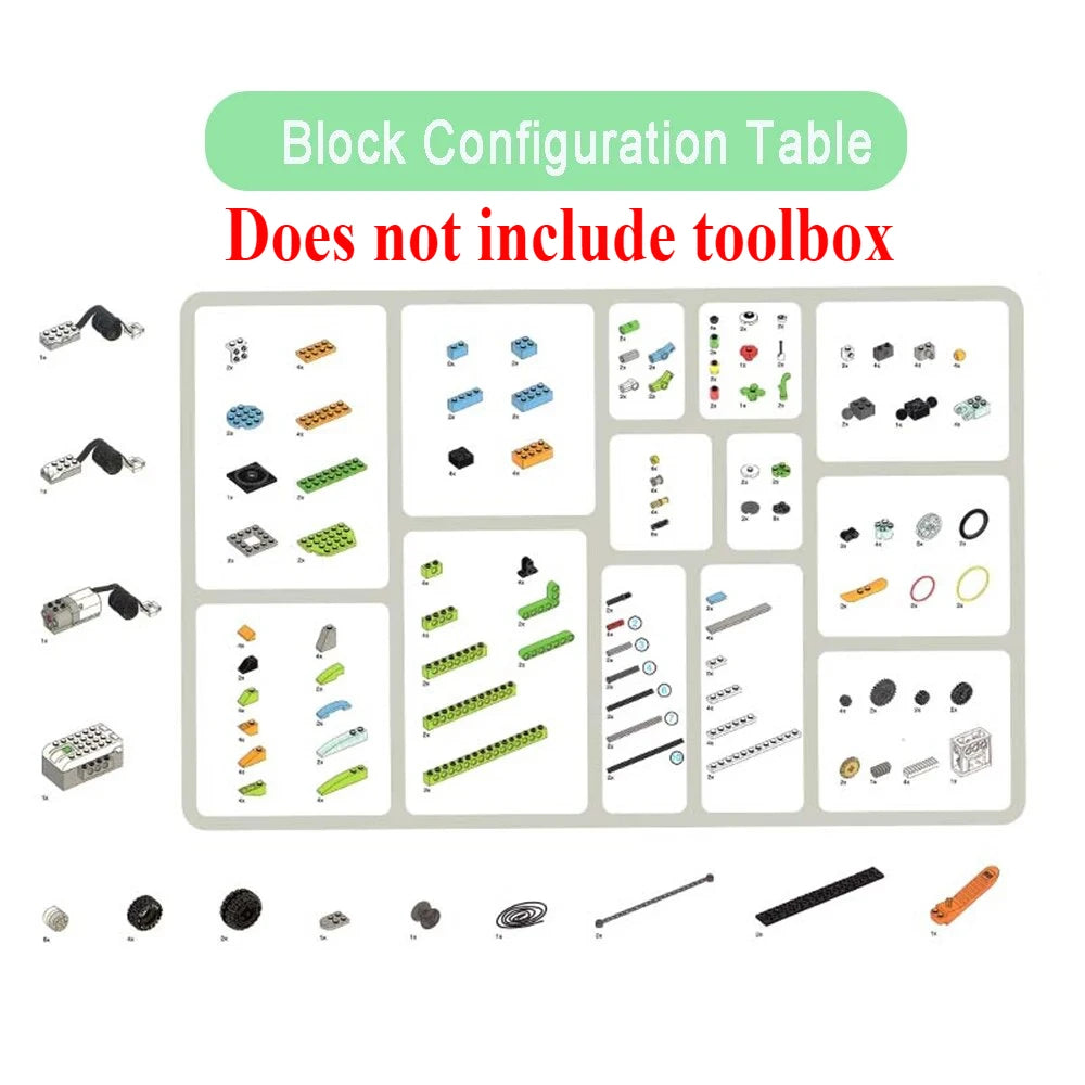 WeDo 2.0 Educational Building Blocks Core Set - DIY Toys for Kids, Compatible with 45300, Christmas Gift
