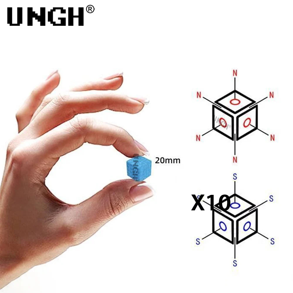 UNGH Magnetic Building Blocks Set (50-200PCS) - STEM Construction Puzzle Toy, DIY Educational Gift