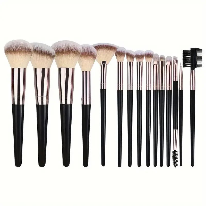 Professional Makeup Brush Set (3-20PCS) – Eyeshadow, Foundation, Concealer, Blending, Blush, Kabuki, Soft & Fluffy Brushes for Women.
