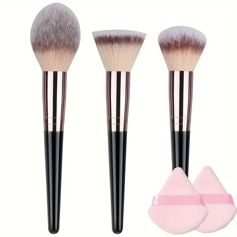 Professional Makeup Brush Set (3-20PCS) – Eyeshadow, Foundation, Concealer, Blending, Blush, Kabuki, Soft & Fluffy Brushes for Women.