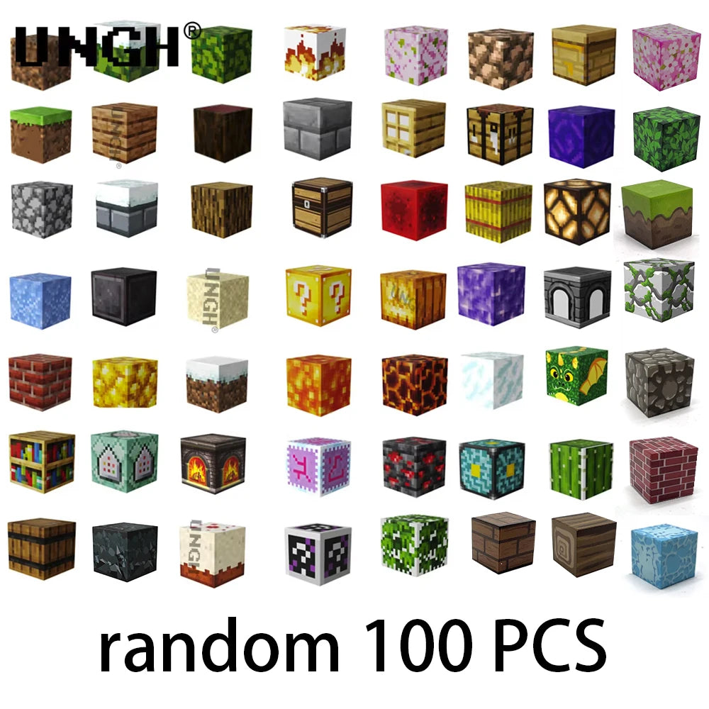 UNGH Magnetic Building Blocks Set (50-200PCS) - STEM Construction Puzzle Toy, DIY Educational Gift