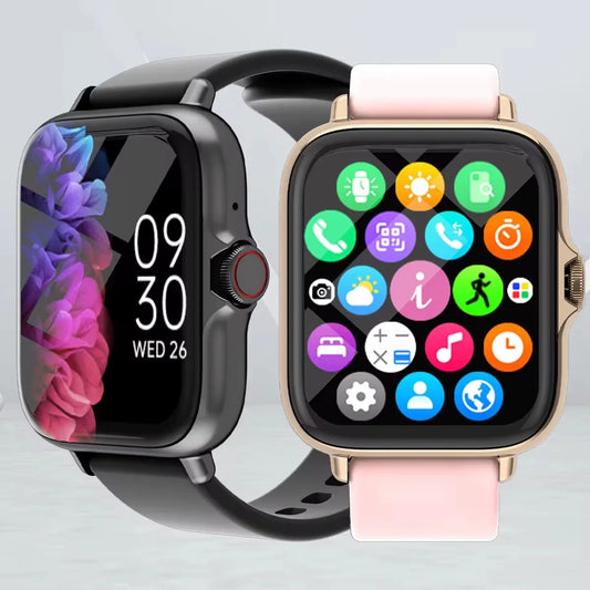 1.83” Waterproof Smartwatch – Calls, Messages, Sleep Monitoring, Sports Tracking, Pedometer, Alerts (iOS & Android)
