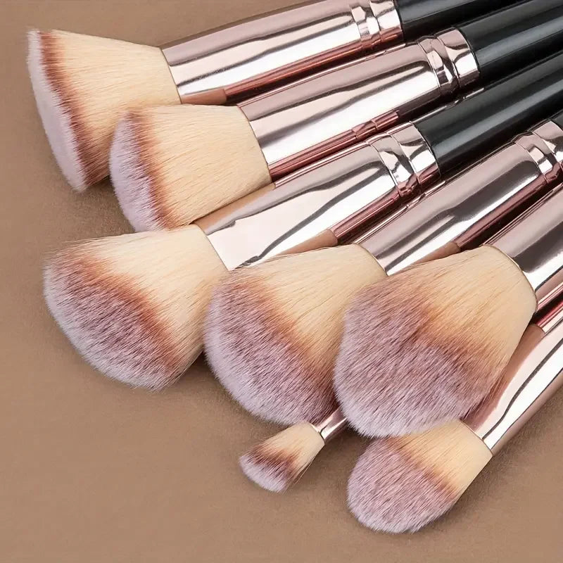 Professional Makeup Brush Set (3-20PCS) – Eyeshadow, Foundation, Concealer, Blending, Blush, Kabuki, Soft & Fluffy Brushes for Women.