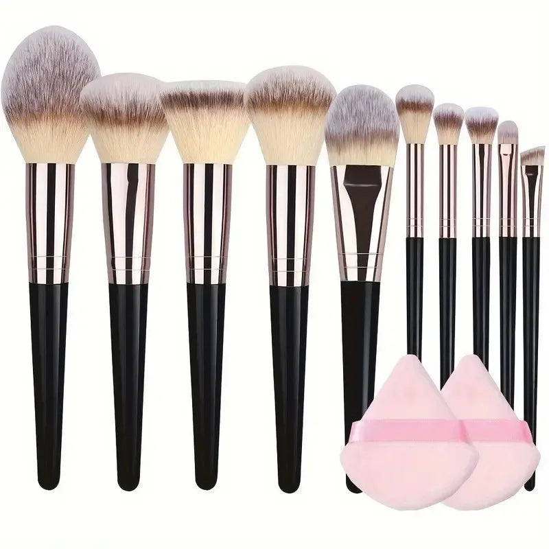 Professional Makeup Brush Set (3-20PCS) – Eyeshadow, Foundation, Concealer, Blending, Blush, Kabuki, Soft & Fluffy Brushes for Women.