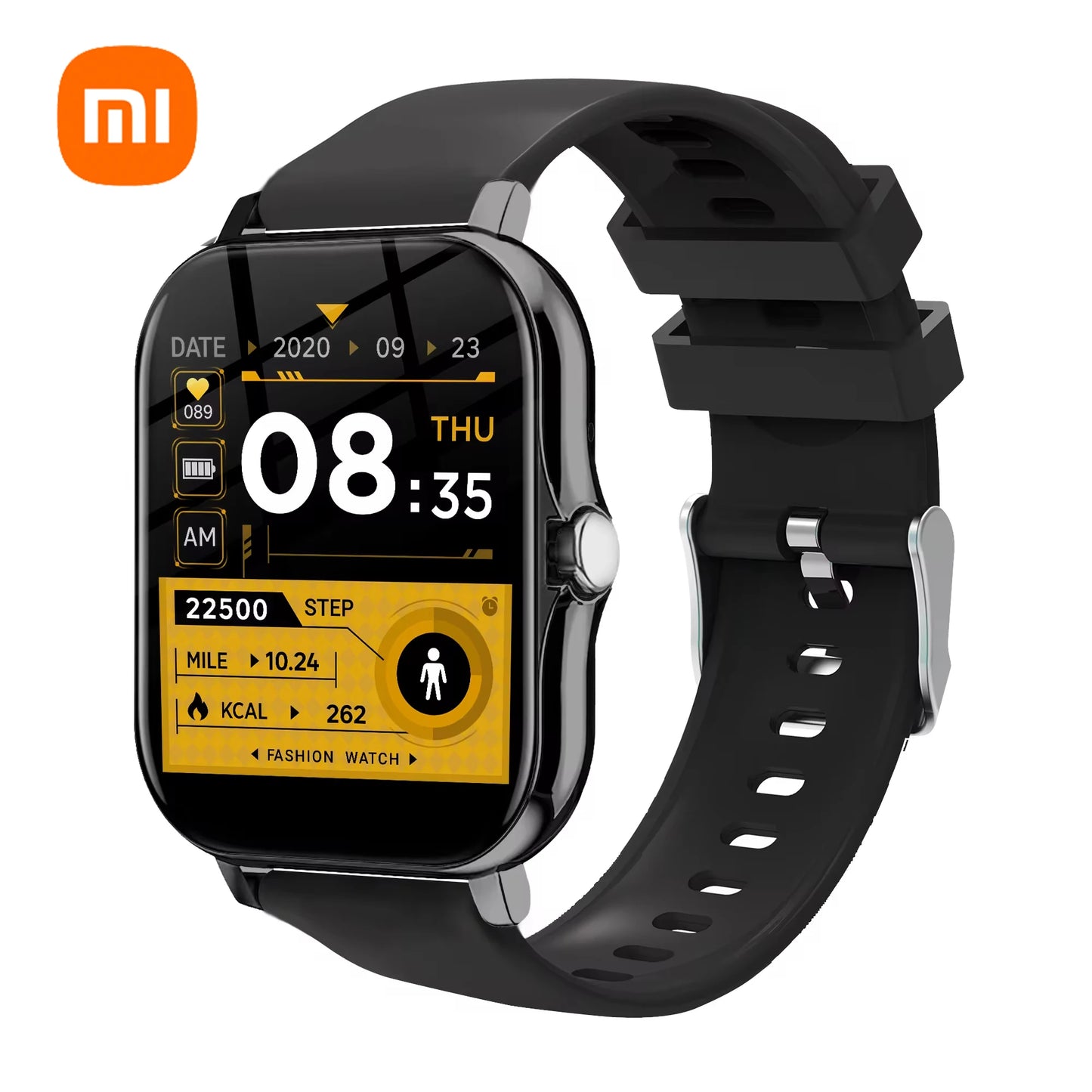 Xiaomi Smartwatch – Waterproof, Heart Rate Monitor, Fitness Tracking, Sport Mode, Compatible with Android & iOS
