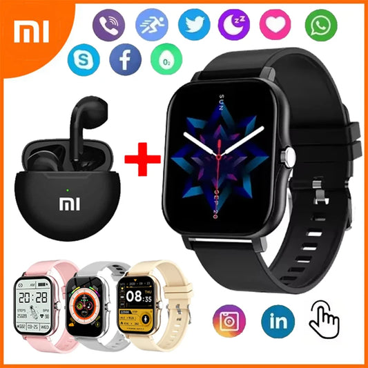Xiaomi Smartwatch – Waterproof, Heart Rate Monitor, Fitness Tracking, Sport Mode, Compatible with Android & iOS