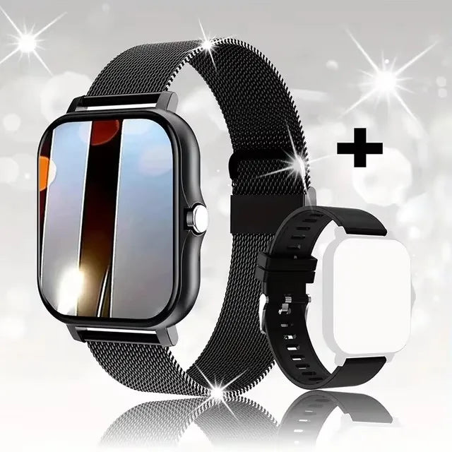 1.83” Waterproof Smartwatch – Calls, Messages, Sleep Monitoring, Sports Tracking, Pedometer, Alerts (iOS & Android)