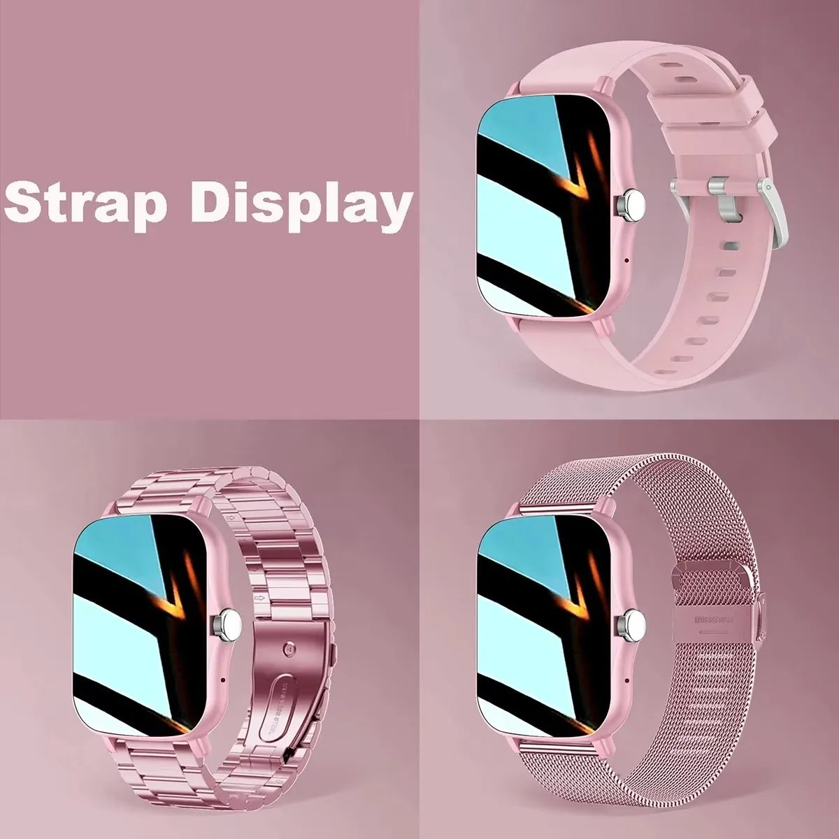 1.83” Waterproof Smartwatch – Calls, Messages, Sleep Monitoring, Sports Tracking, Pedometer, Alerts (iOS & Android)