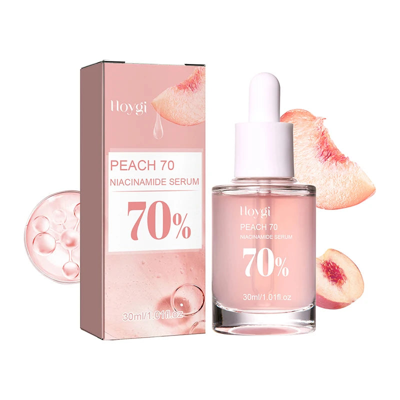 Peach 70% Niacinamide Serum – Moisturizing, Anti-Dryness, Elasticity Boost, Smooth & Soft Skin Care (30ml).