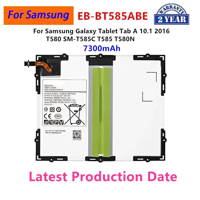 Brand New 7300mAh Battery for Samsung Galaxy Tab A 10.1 2016 (T580, T585, SM-T585C)