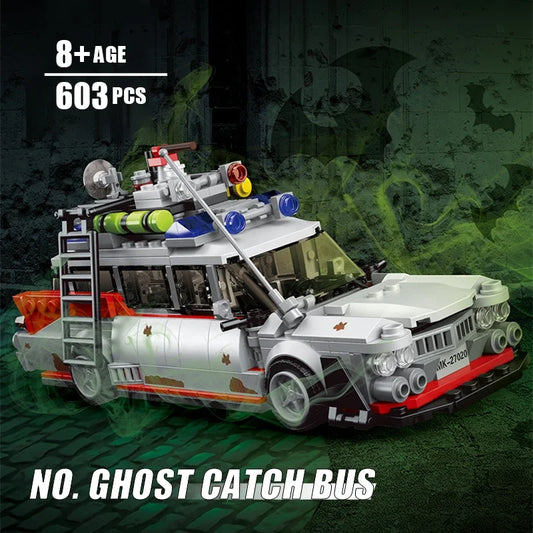 Technology Car Model MOC Mini Ghost Movie Car Building Blocks - DIY Toys for Kids