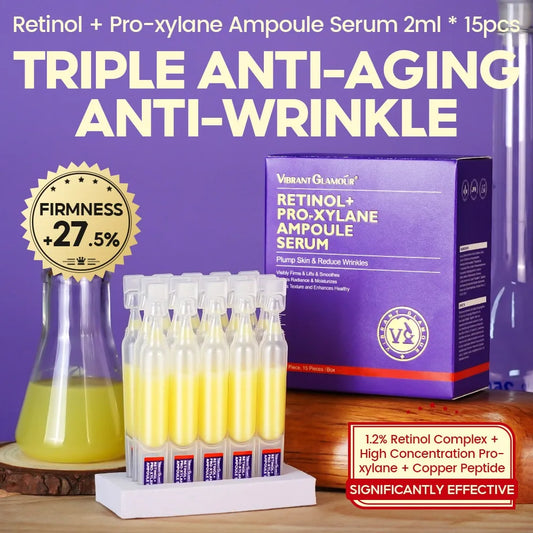 Retinol + Pro-Xylane Ampoule Serum – Soothes, Repairs, and Reduces Fine Lines