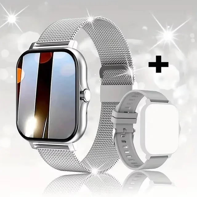 1.83” Waterproof Smartwatch – Calls, Messages, Sleep Monitoring, Sports Tracking, Pedometer, Alerts (iOS & Android)