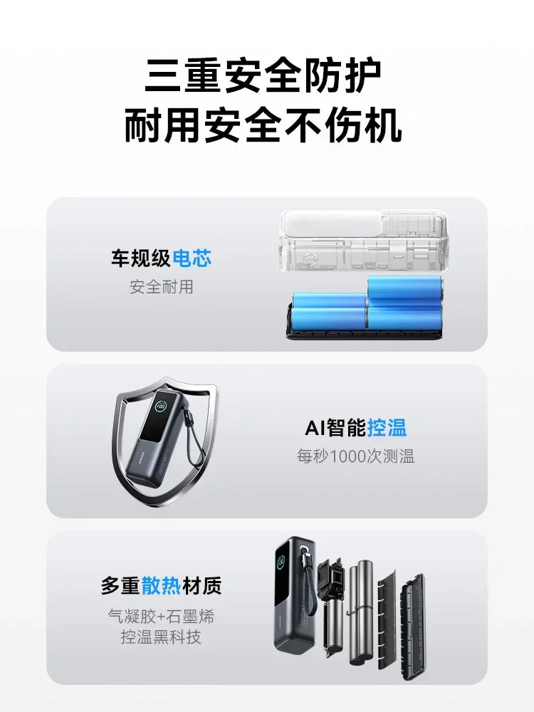 Anker 165W High-Power Power Bank, Dual-Wire Fast Charging