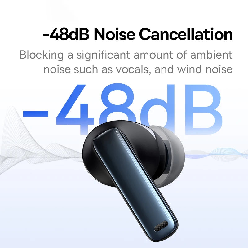 Baseus Bowie M2s Wireless Earphones - 48dB ANC, Bluetooth 5.3, 38ms Low Latency, Spatial Audio