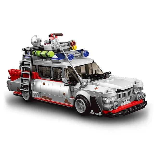 Technology Car Model MOC Mini Ghost Movie Car Building Blocks - DIY Toys for Kids
